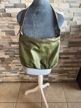 St. John's Bay Green Genuine Leather Women’s Bag